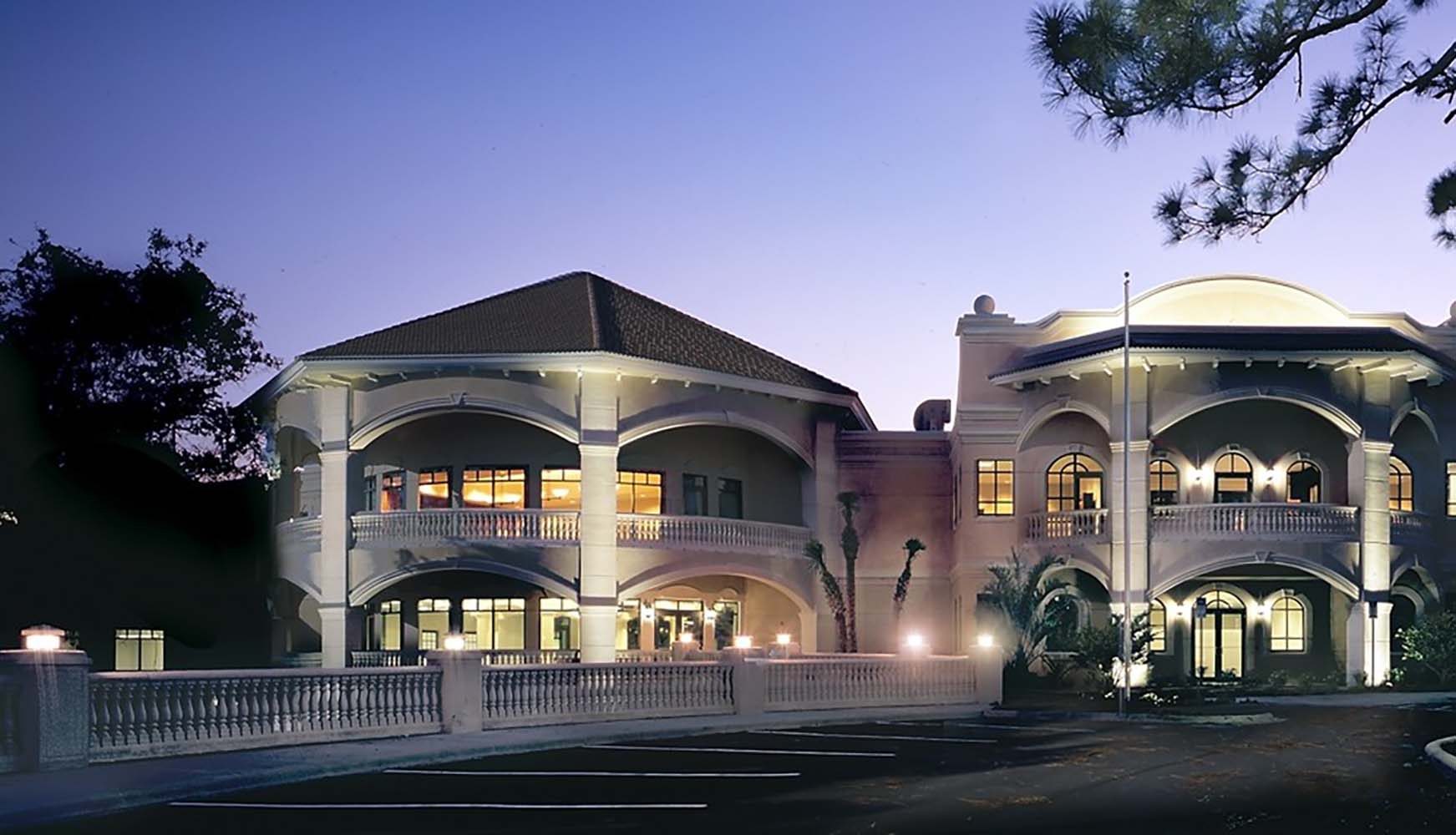 Exterior photo of Health First Corporate Headquarters, designed by BRPH